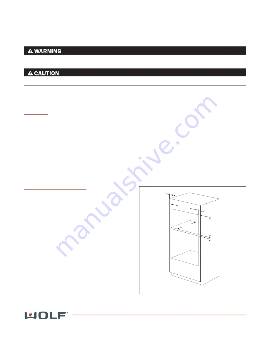 Wolf 808744 Installation Instructions Download Page 1