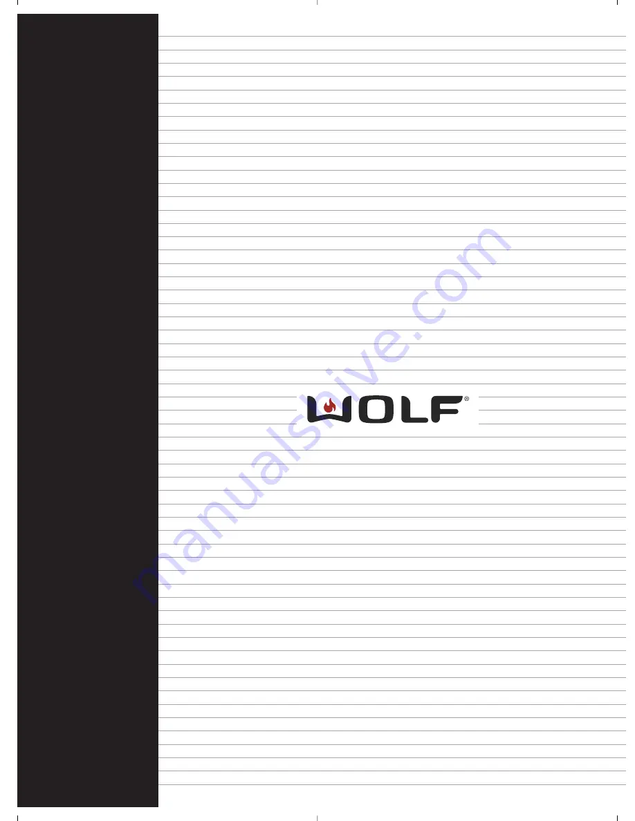 Wolf BBQ242 Installation Instructions Manual Download Page 1