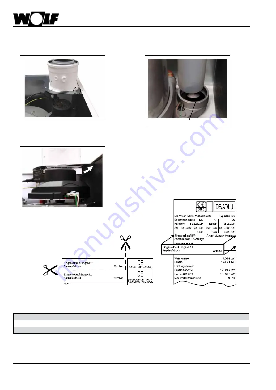 Wolf CGB-100 Instructions Manual Download Page 36