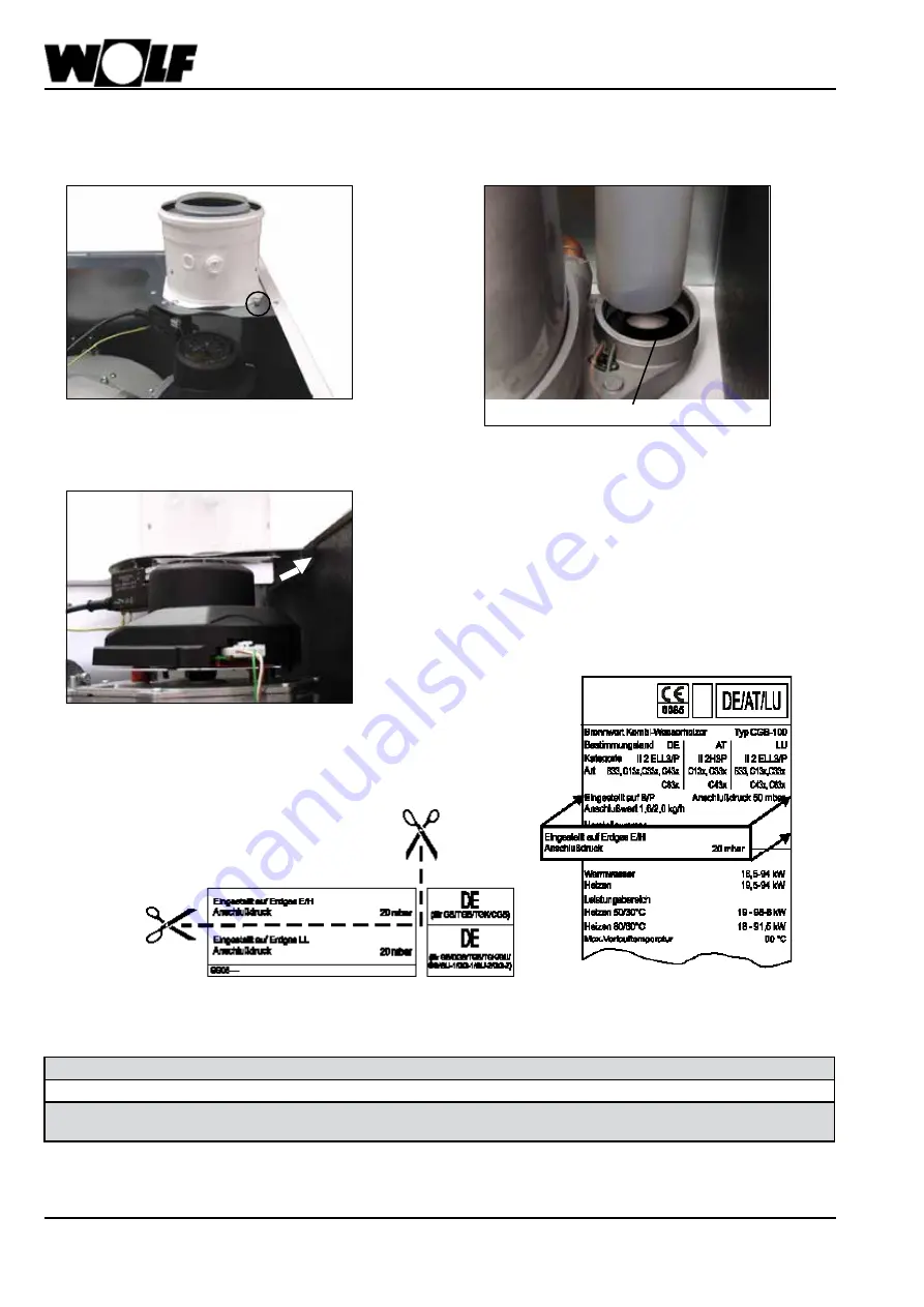 Wolf CGB-100 Instructions Manual Download Page 56