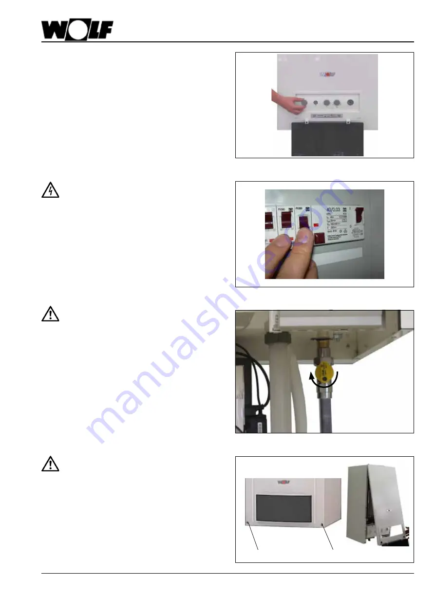 Wolf CGB-100 Instructions Manual Download Page 63