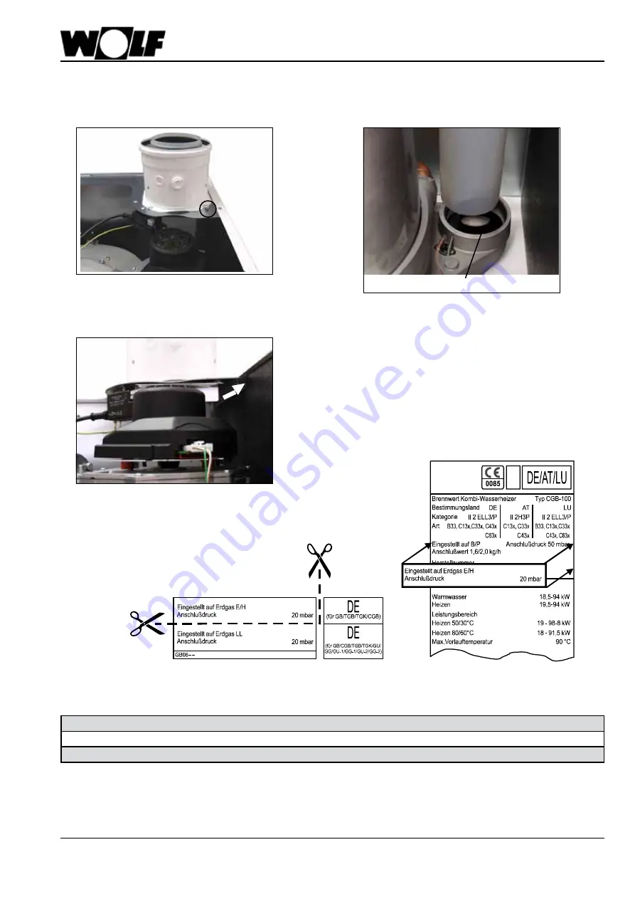 Wolf CGB-100 Instructions Manual Download Page 85