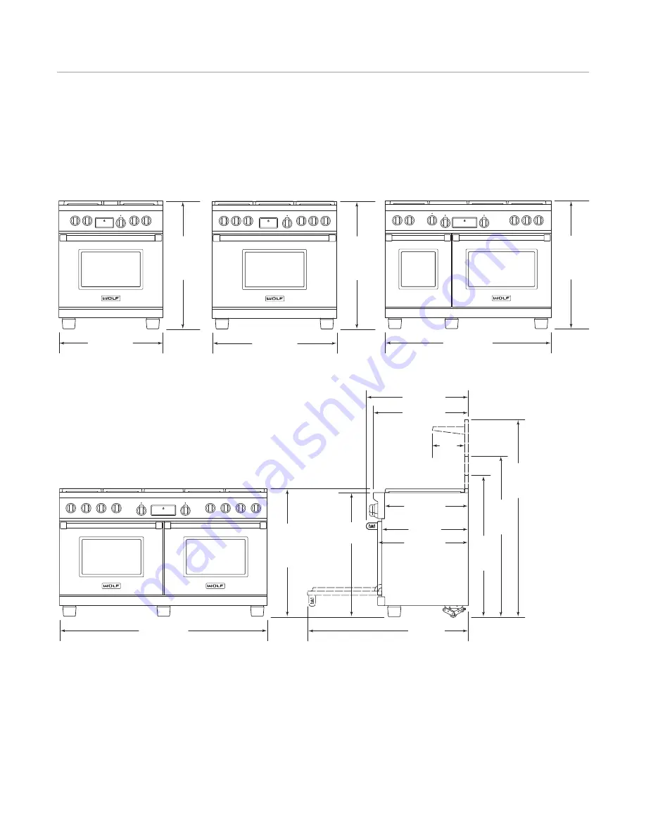 Wolf DO30F Design Manual Download Page 54