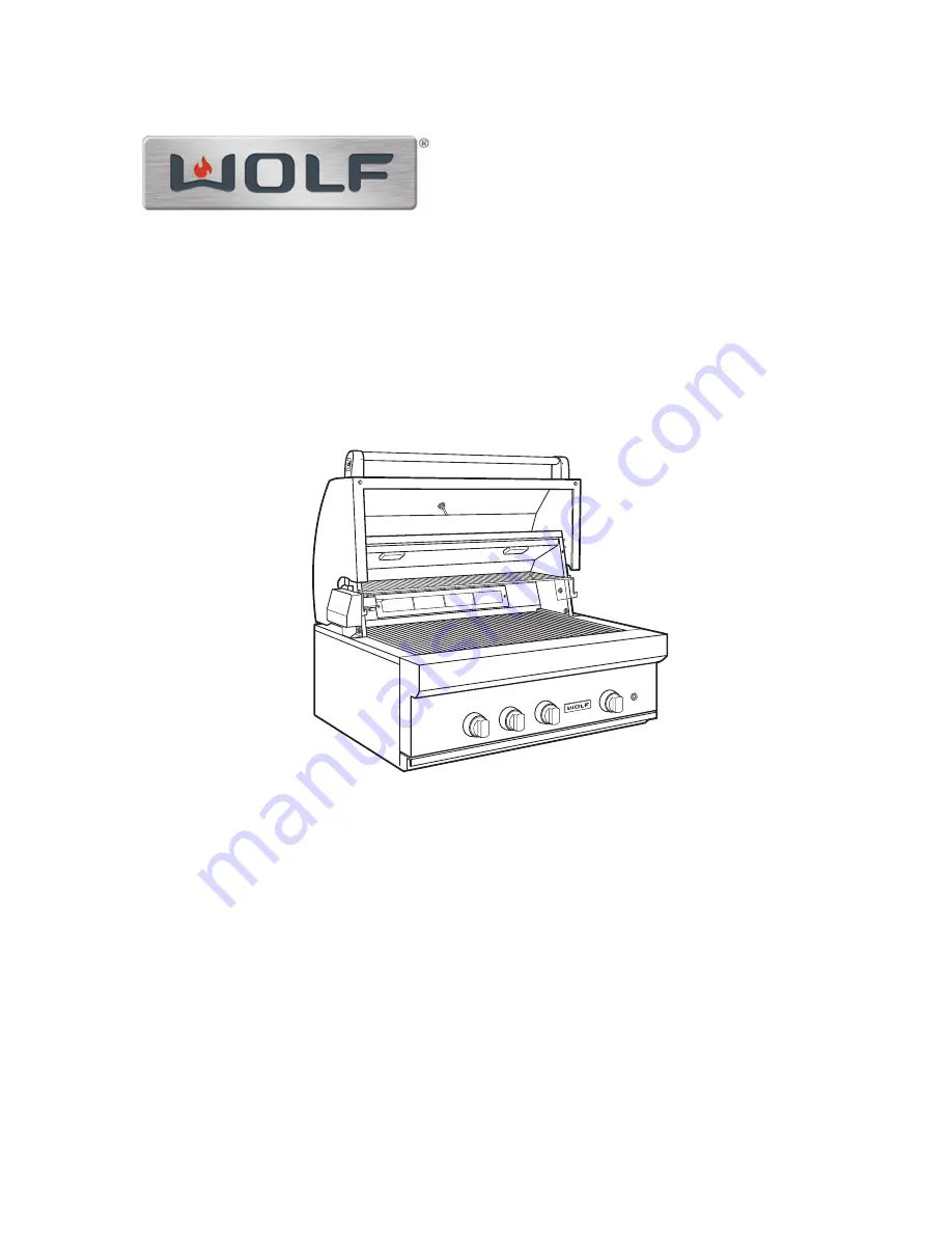 Wolf OG30 Technical & Service Manual Download Page 1