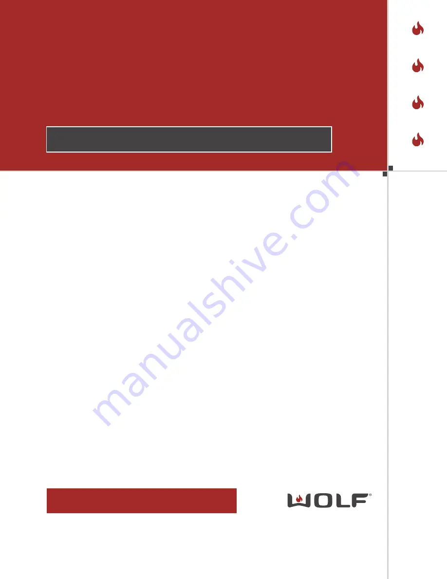 Wolf Pro Wall Installation Instructions Manual Download Page 1