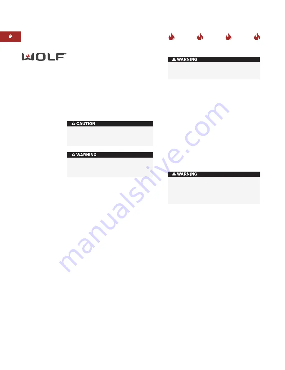 Wolf Pro Wall Installation Instructions Manual Download Page 2