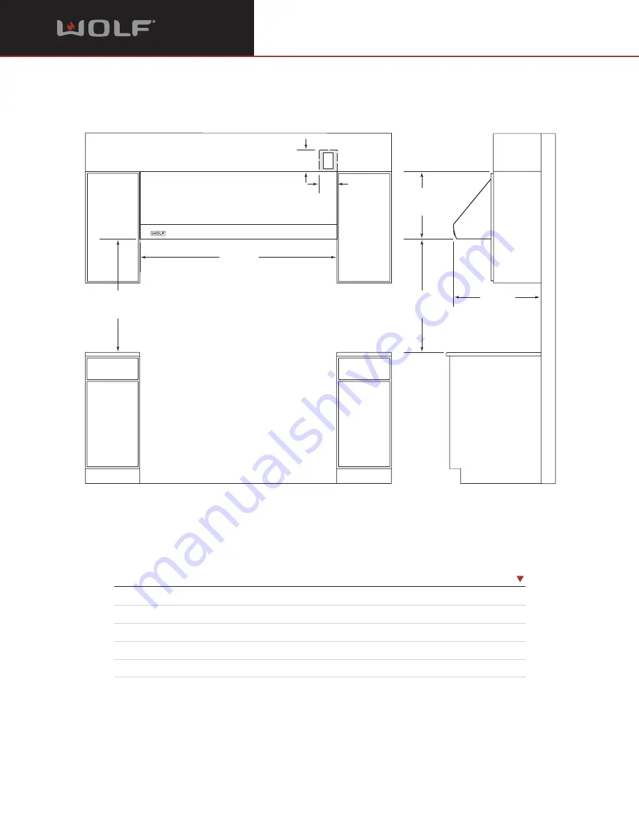 Wolf W542418 Planning Information Download Page 4