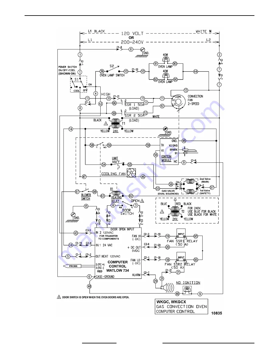 Wolf WKG SERIES Service Manual Download Page 60