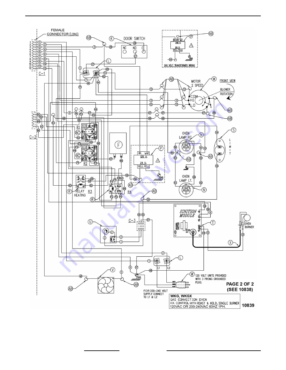 Wolf WKG SERIES Service Manual Download Page 64