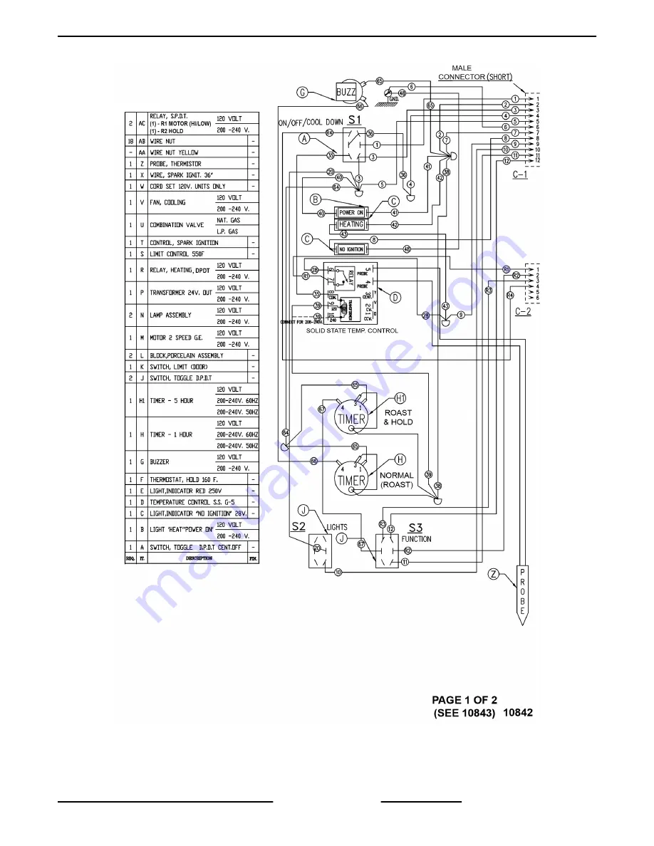 Wolf WKG SERIES Service Manual Download Page 67