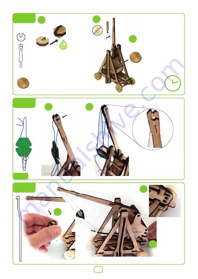 WoodHeroes Trebuchet 1004 Quick Start Manual Download Page 13