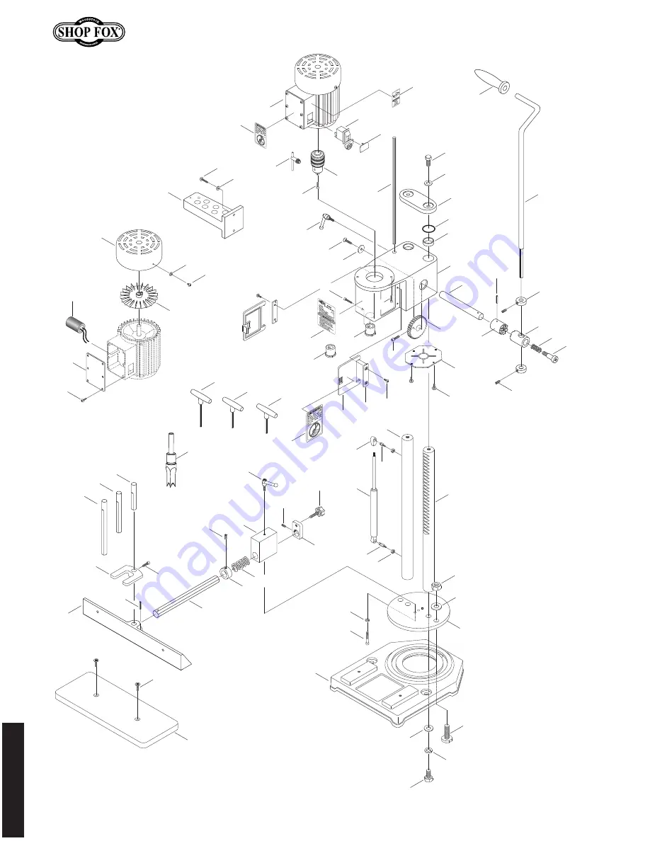 Woodstock SHOP FOX W1671 Instruction Manual Download Page 32