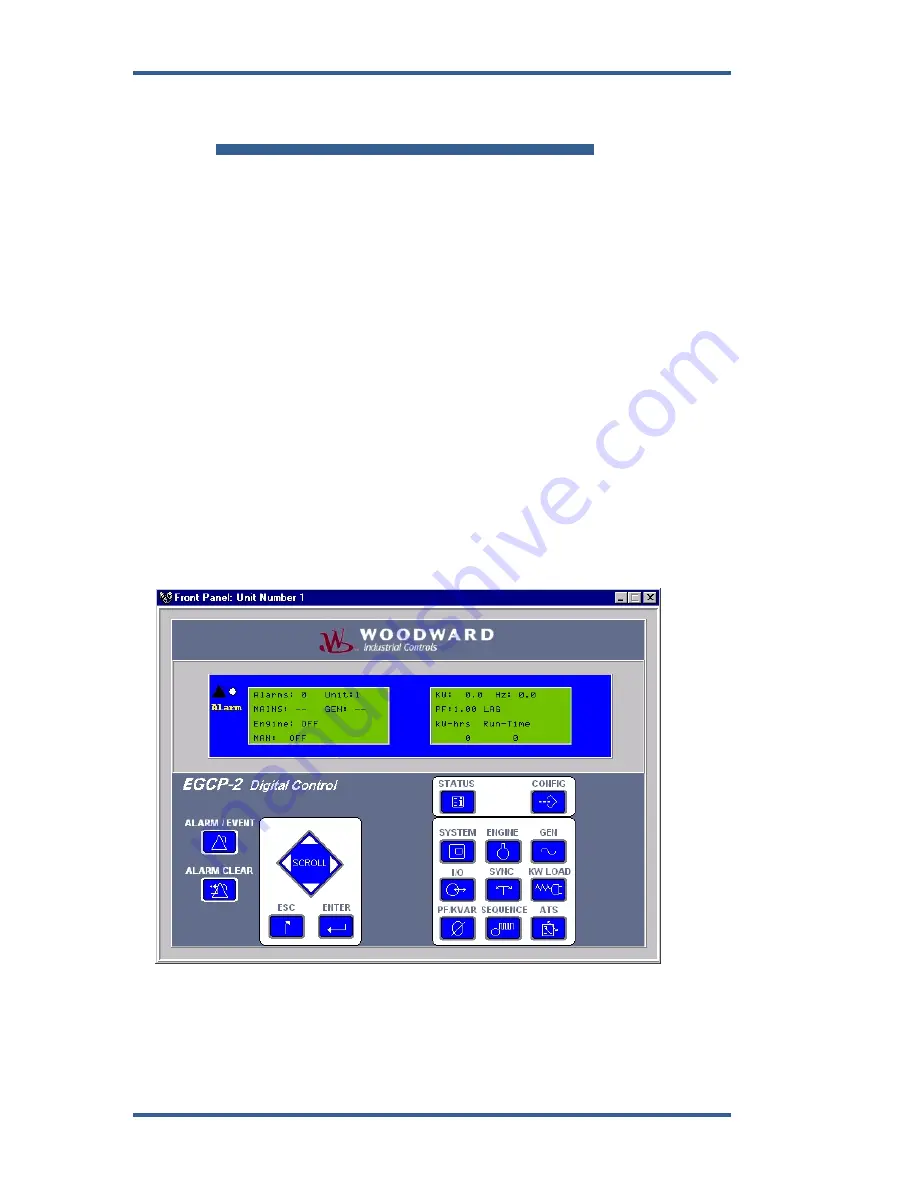 Woodward 8406-120 Installation And Operation Manual Download Page 66