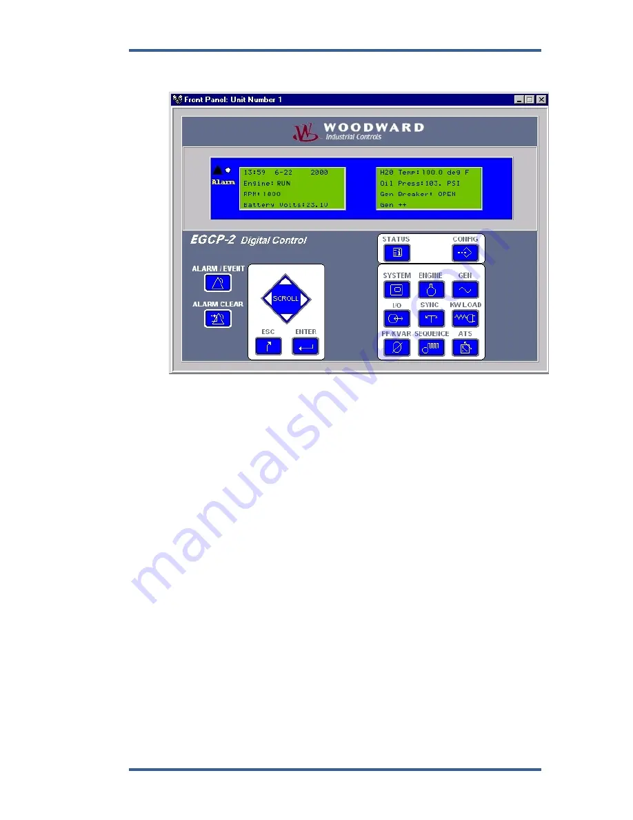 Woodward 8406-120 Installation And Operation Manual Download Page 69