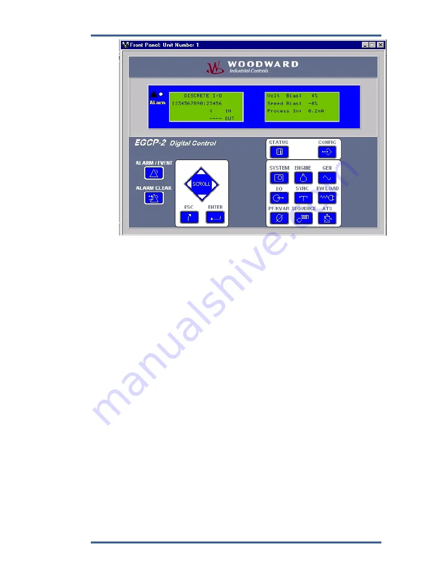 Woodward 8406-120 Installation And Operation Manual Download Page 71