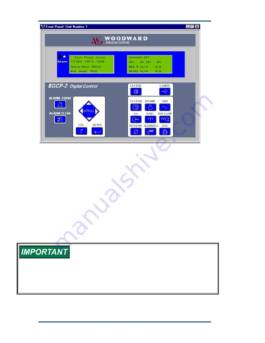 Woodward 8406-120 Installation And Operation Manual Download Page 72