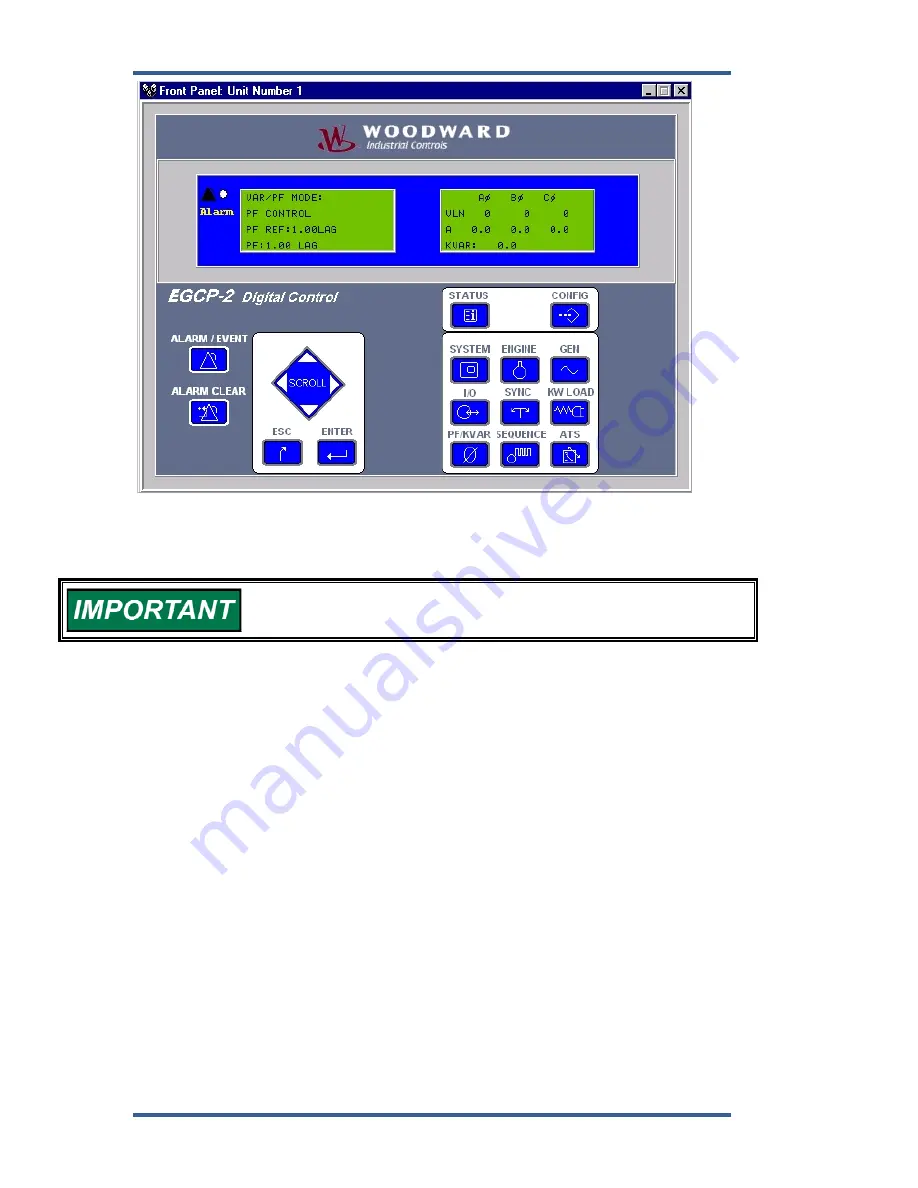 Woodward 8406-120 Installation And Operation Manual Download Page 74