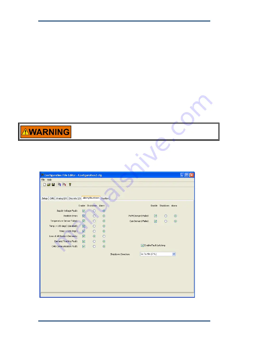 Woodward ProAct P Series FL Installation, Programming, And Troubleshooting Manual Download Page 68