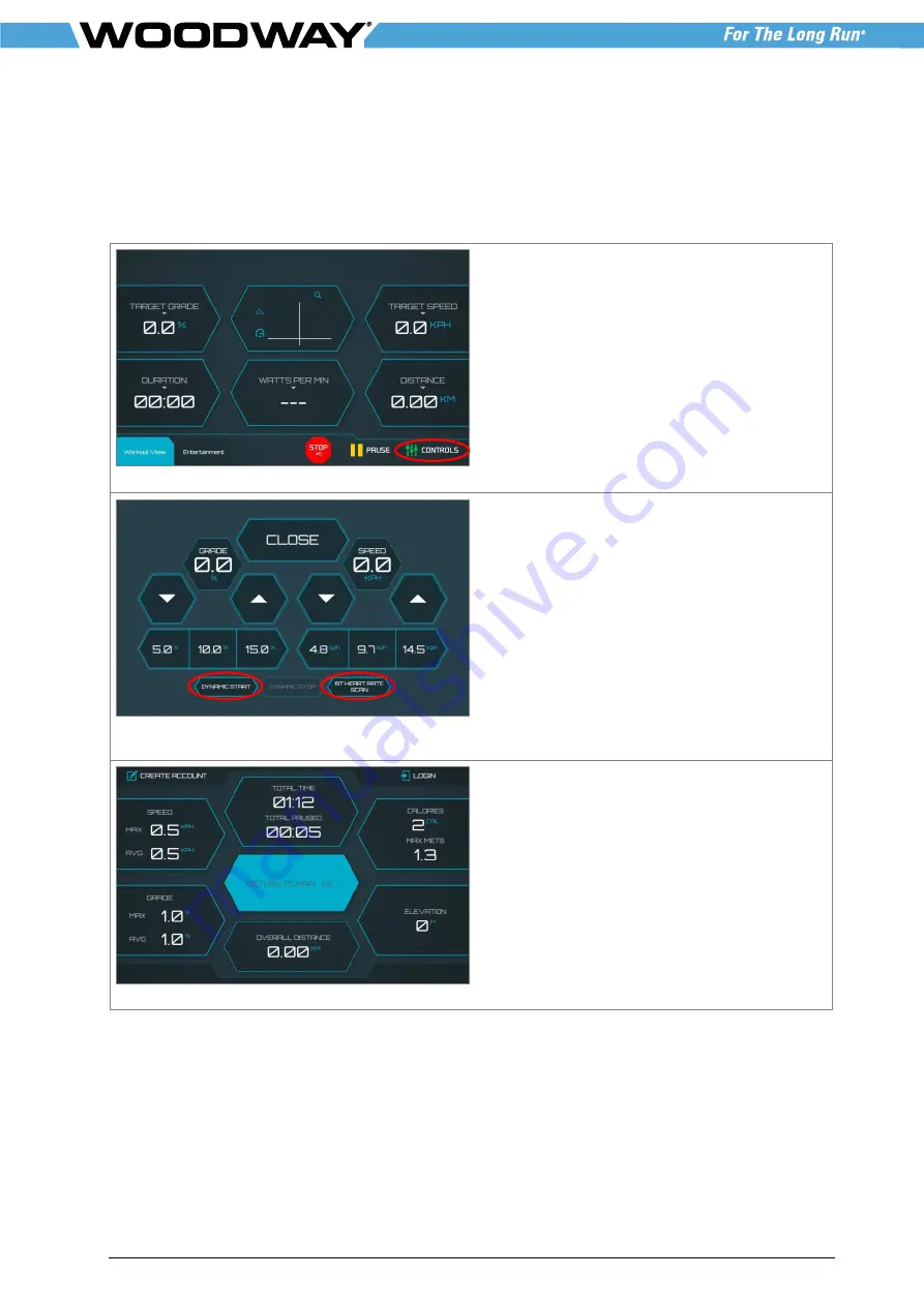 Woodway ProSmart Console 10.1