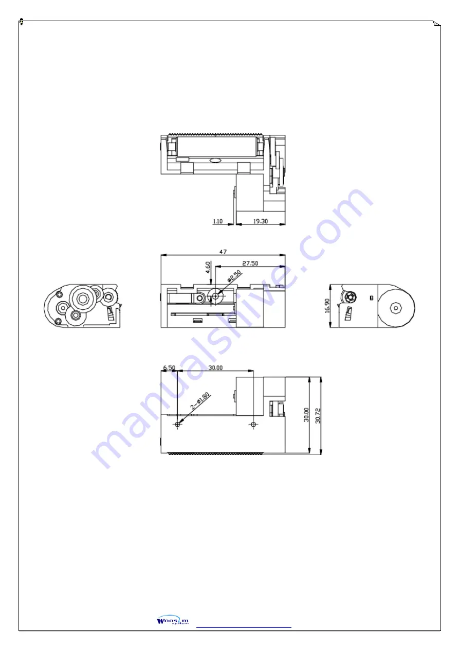 WOOSIM Porti-M100V Operator'S Manual Download Page 22