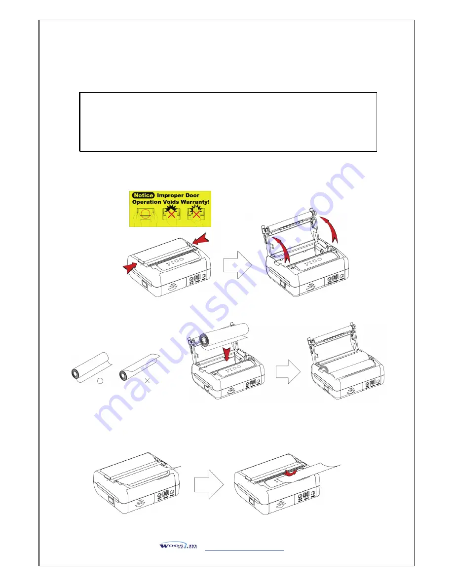 WOOSIM PORTI-SWC40 Operator'S Manual Download Page 12