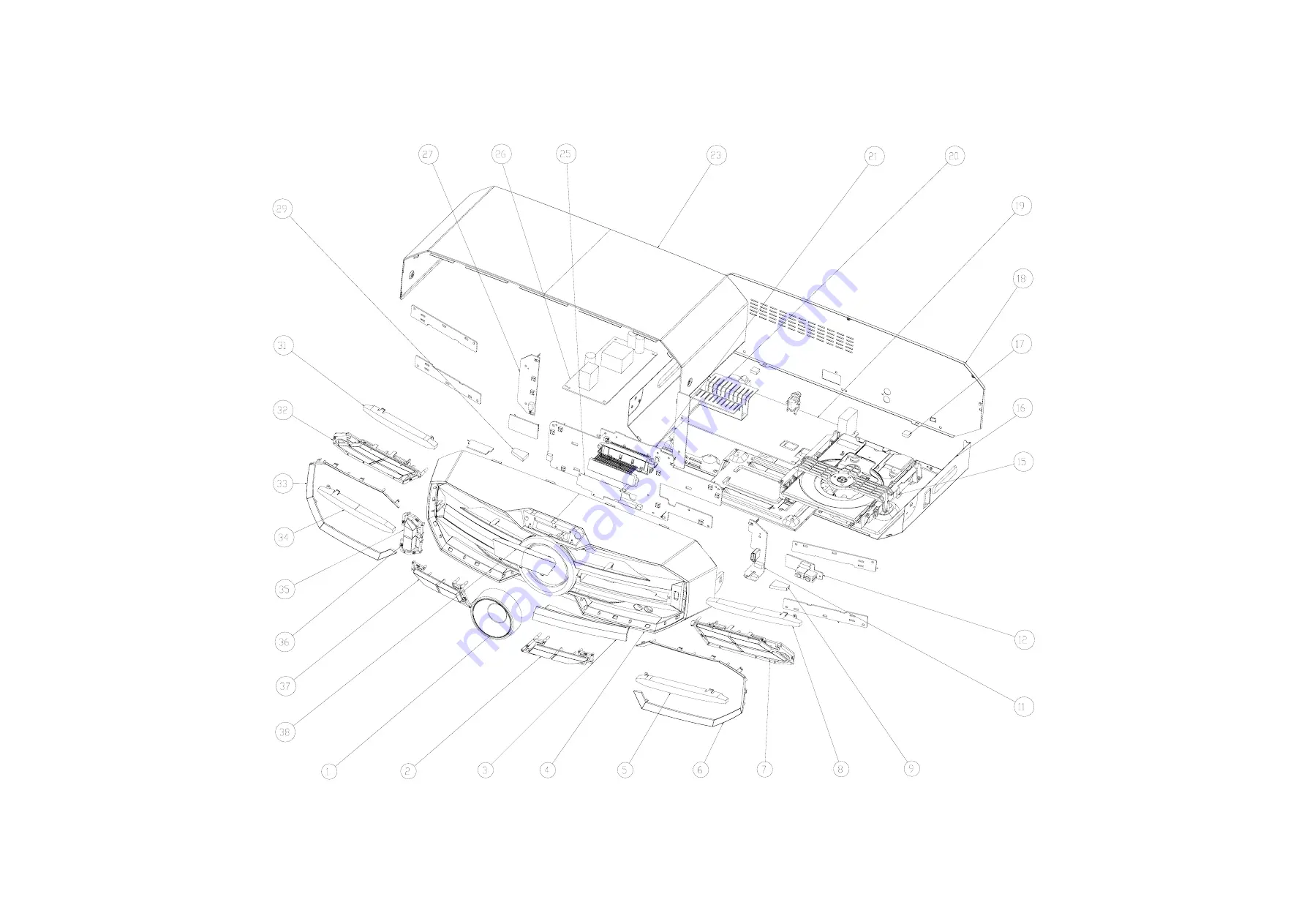 WOOX FX25/12 Service Manual Download Page 38