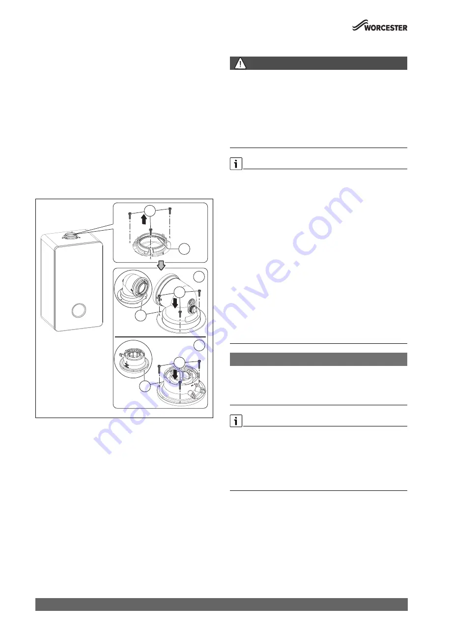 Worcester GR2300iW C Installation And Maintenance Instructions Manual Download Page 40