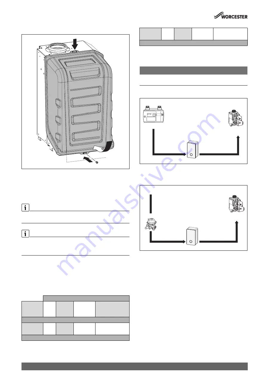 Worcester Greenstar 8000 Life GR8300iW 30 C Installation And Maintenance Instructions Manual Download Page 40