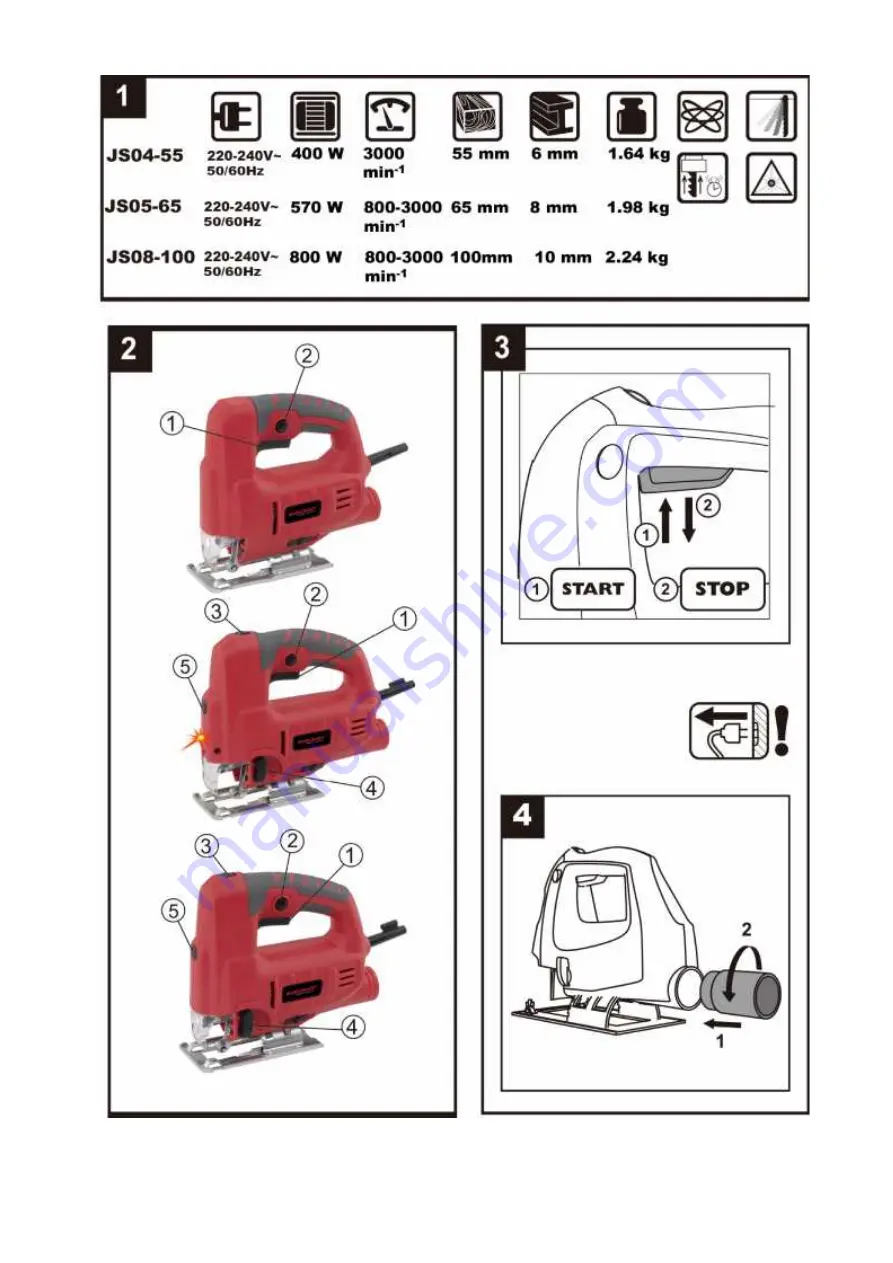 Worcraft JS04-55 Скачать руководство пользователя страница 1