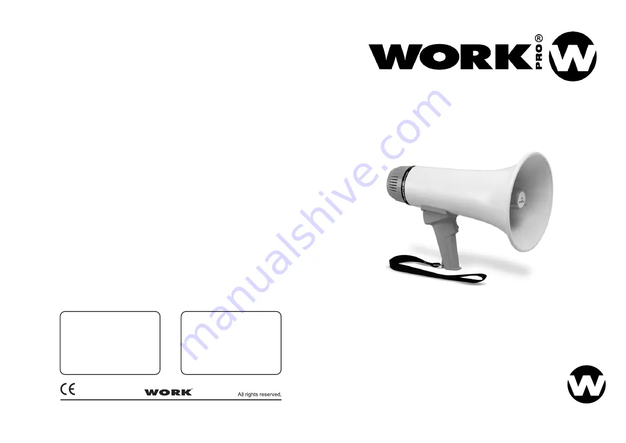 Work Pro ER 332 S User Manual Download Page 1