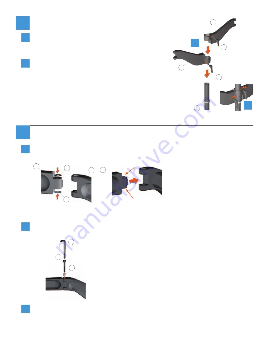 Workrite Ergonomics Sequoia SQ-303 Assembly Instructions Manual Download Page 5