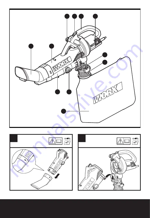 Worx WG505E Original Instructions Manual Download Page 3