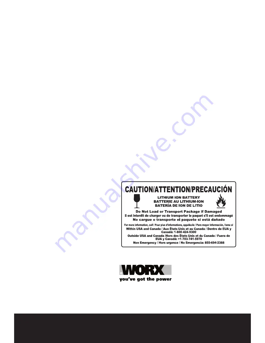 Worx WX093L User Manual Download Page 20