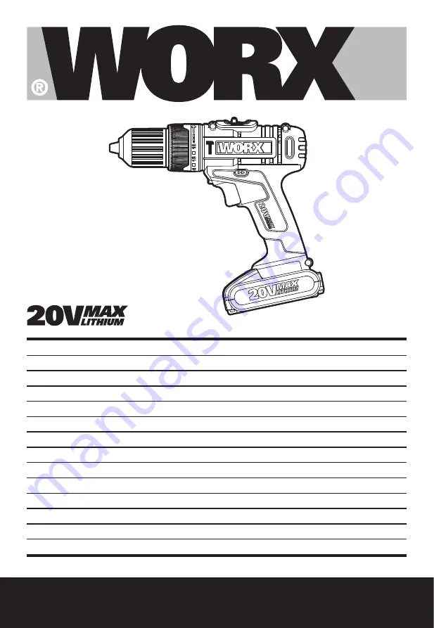 Worx WX371 Original Instructions Manual Download Page 1