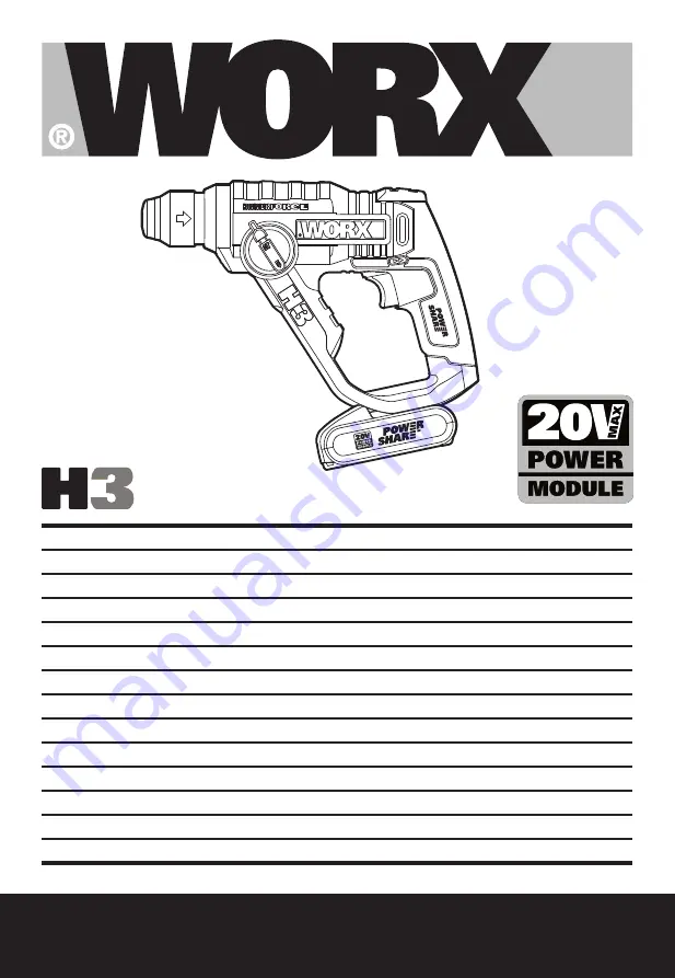 Worx WX390 Original Instructions Manual Download Page 1