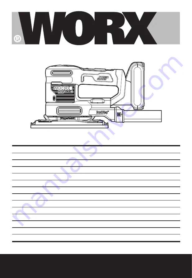 Worx WX820 Original Instructions Manual Download Page 1