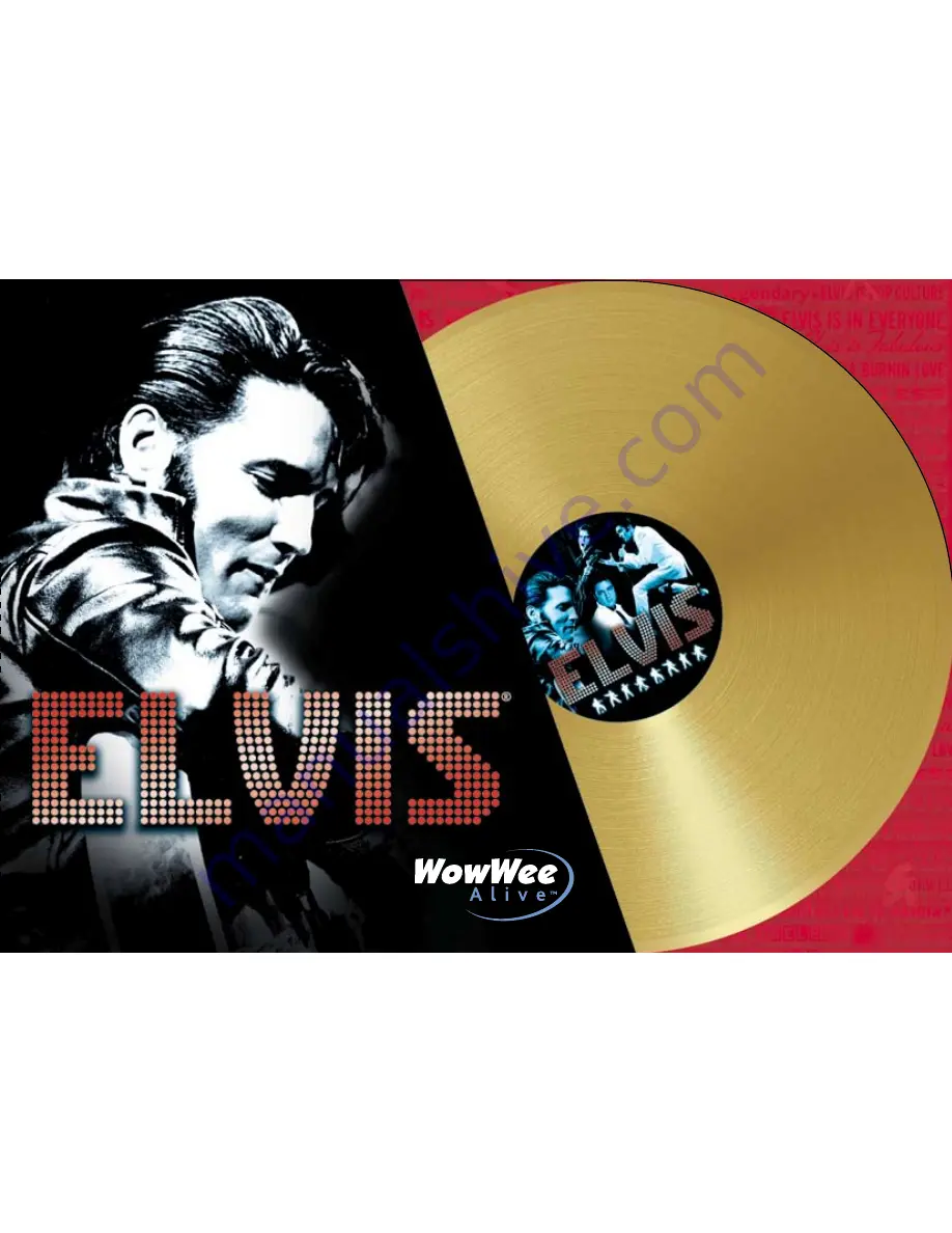 WowWee Alive Elvis User Manual Download Page 1