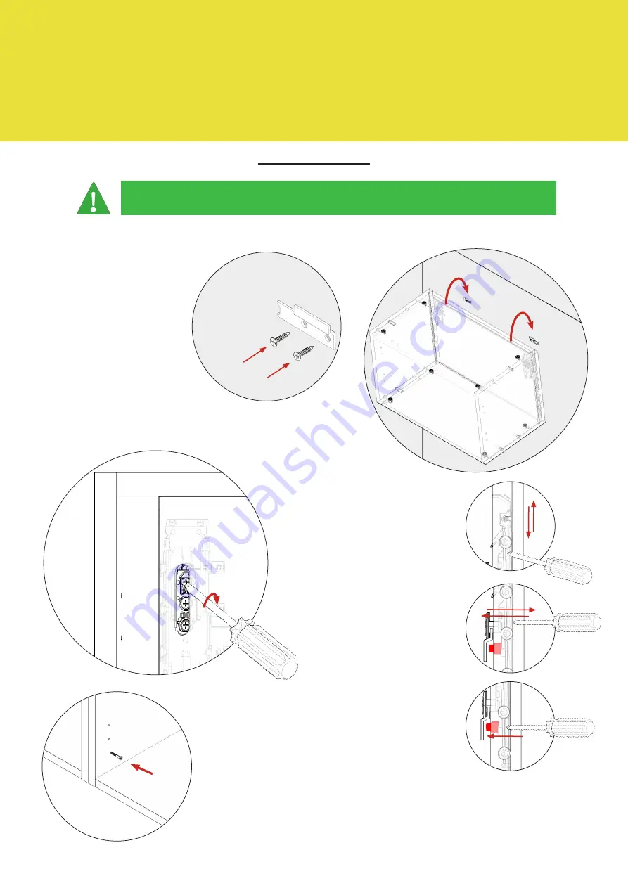 Wren Kitchens Vogue BASE UNIT 150 WALL Assembly Manual Download Page 7