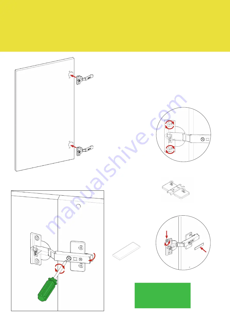 Wren Kitchens Vogue BASE UNIT 700 2 Door Assembly Manual Download Page 7