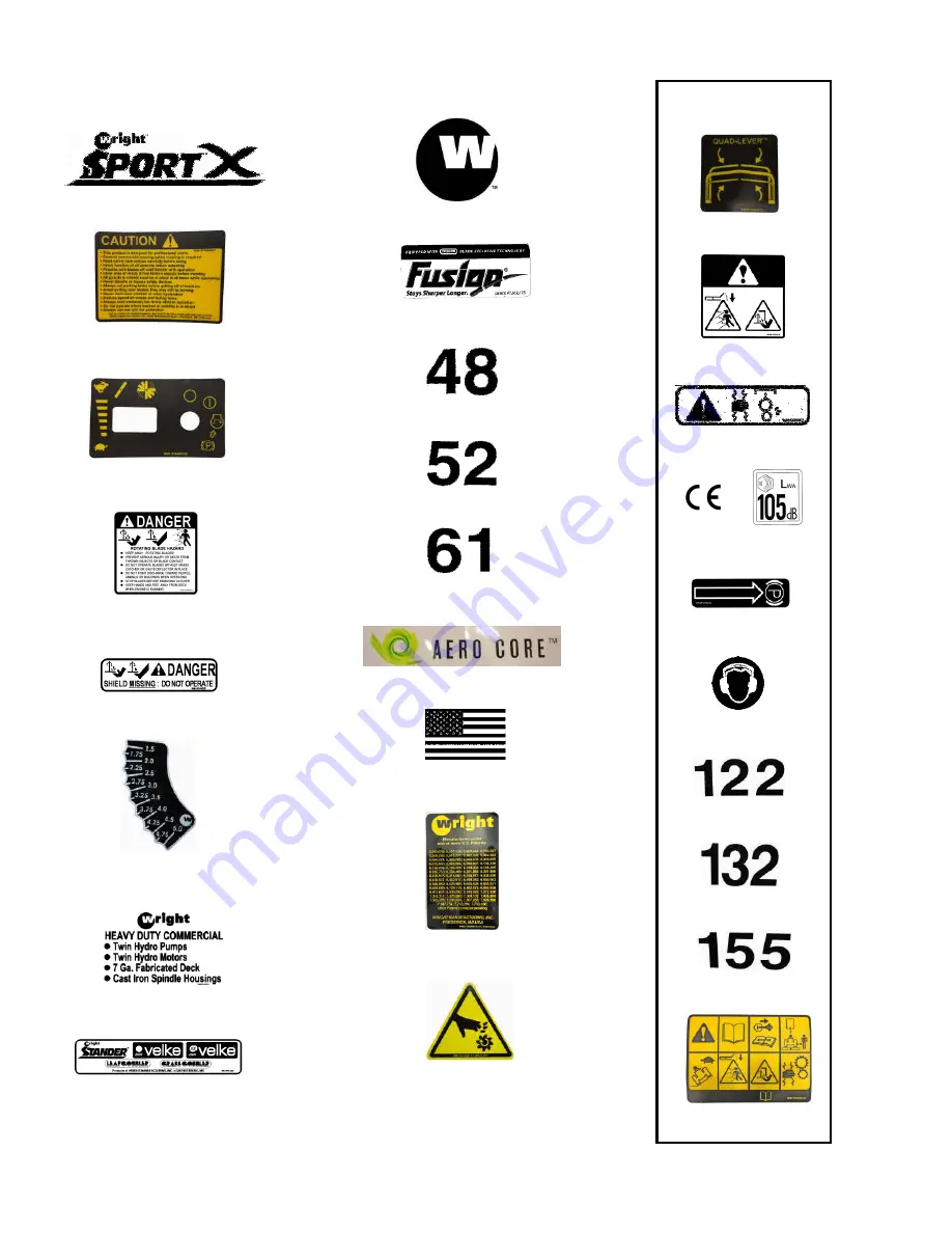 Wright Manufacturing Sport X Owner'S Manual Download Page 23