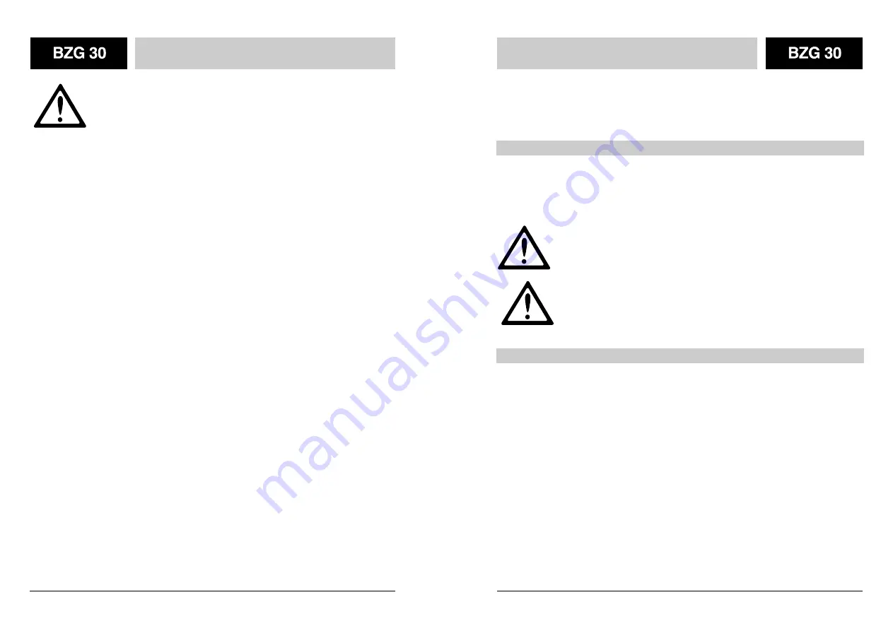 wtw BZG 30 Instruction Manual Download Page 5