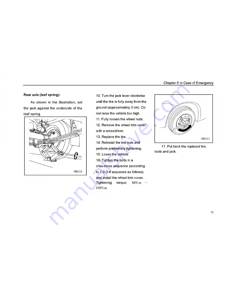 Wuling Sunshine Owner'S Manual Download Page 84