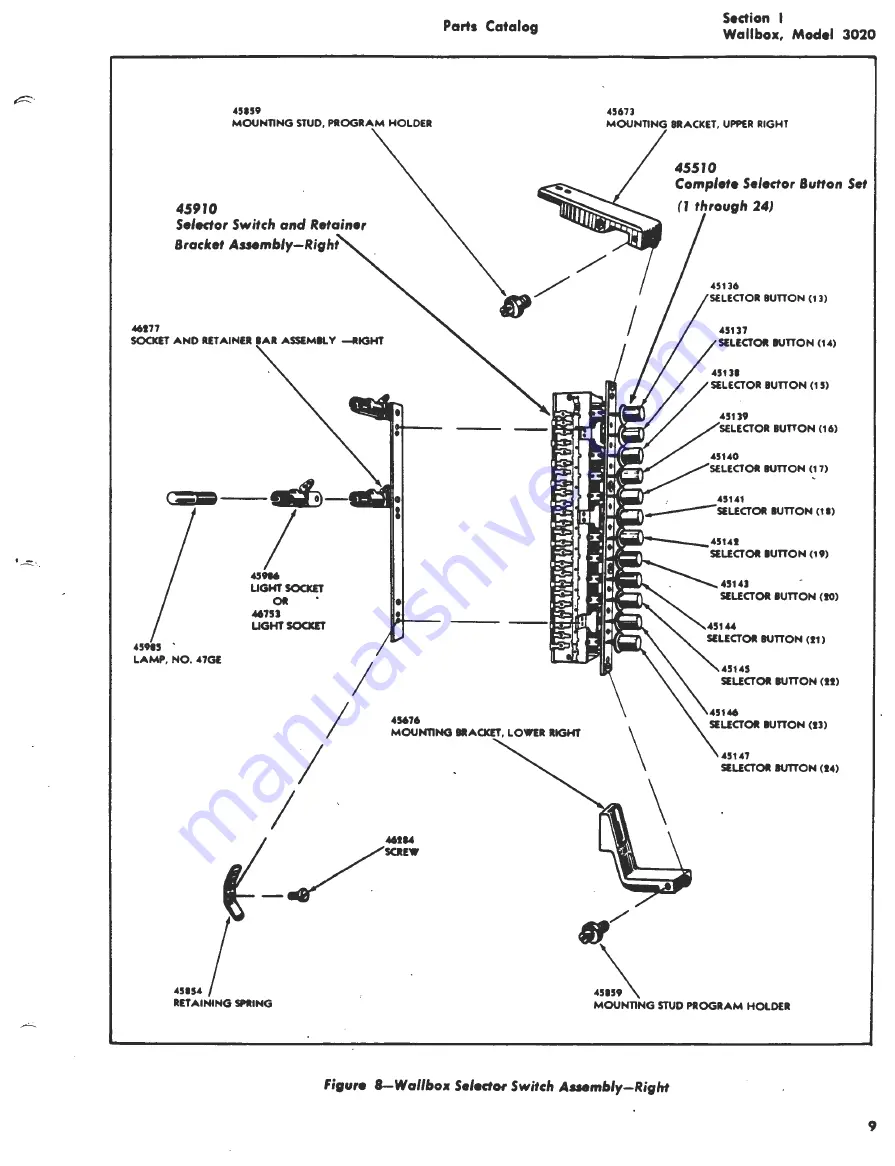 Wurlitzer 215 Service Instructions And Parts Catalog Download Page 41