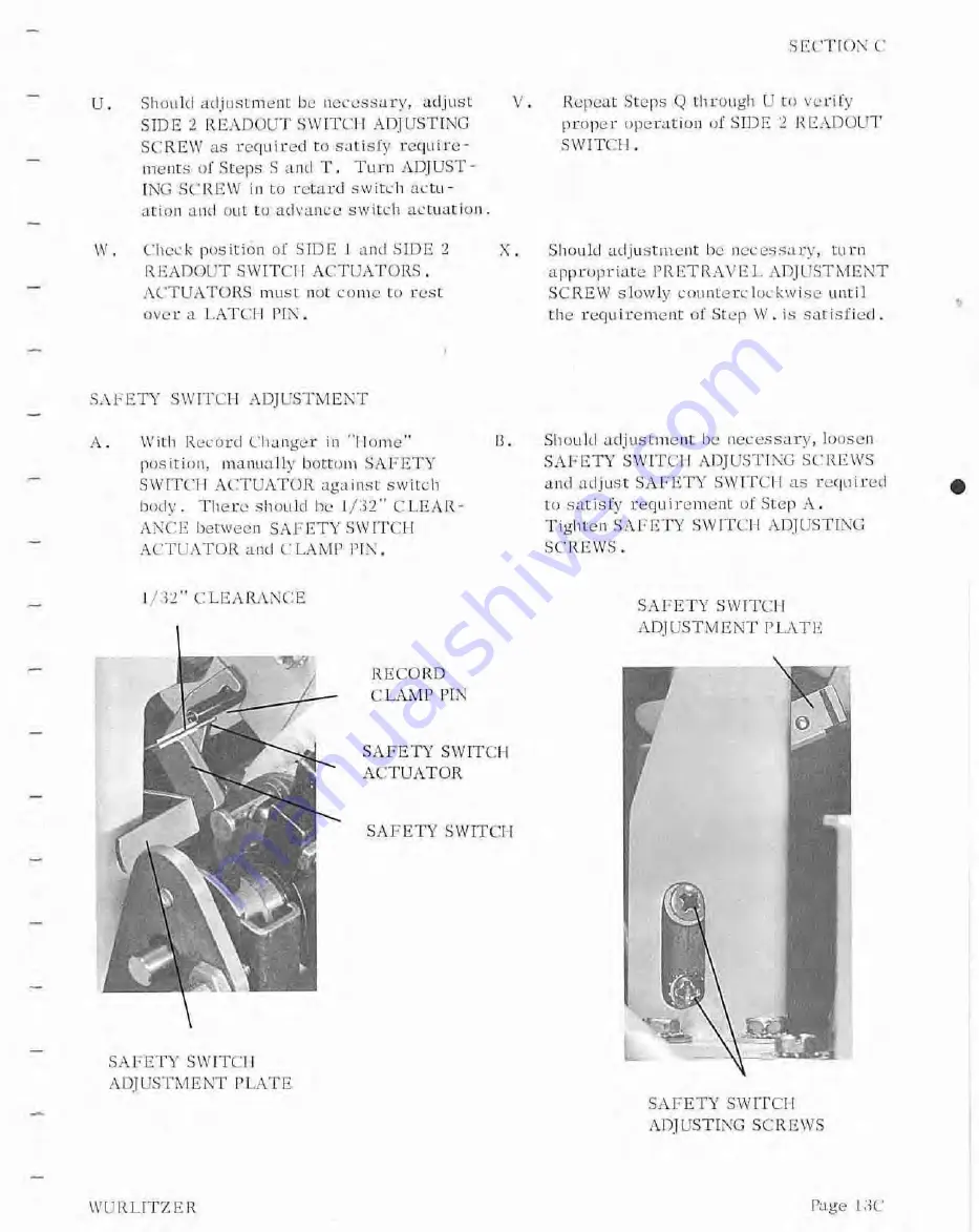 Wurlitzer 3800 Series Service Manual Download Page 37