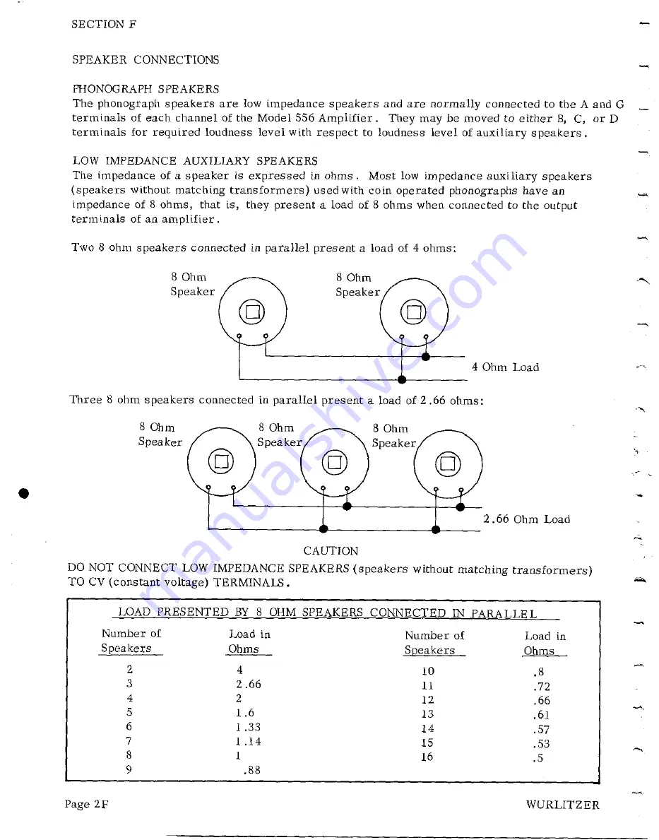 Wurlitzer 3800 Series Service Manual Download Page 94