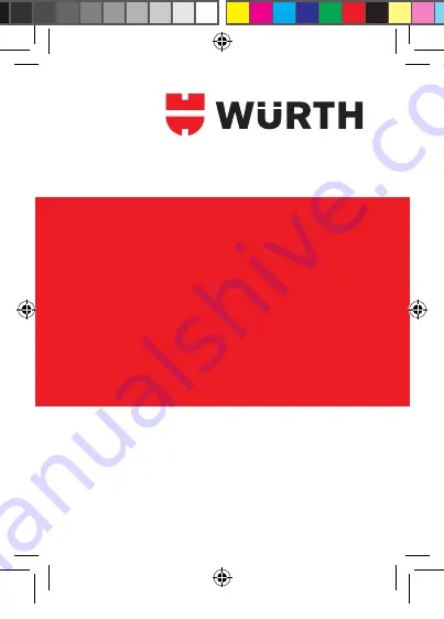 Würth 0886 500 212 Скачать руководство пользователя страница 36