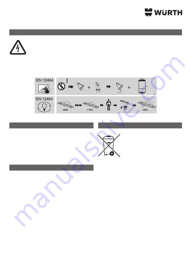 Würth 0981 180 701 Translation Of The Original Operating Instructions Download Page 20