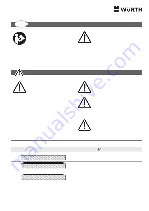 Würth 0981 180 841 Operating Instructions Manual Download Page 43