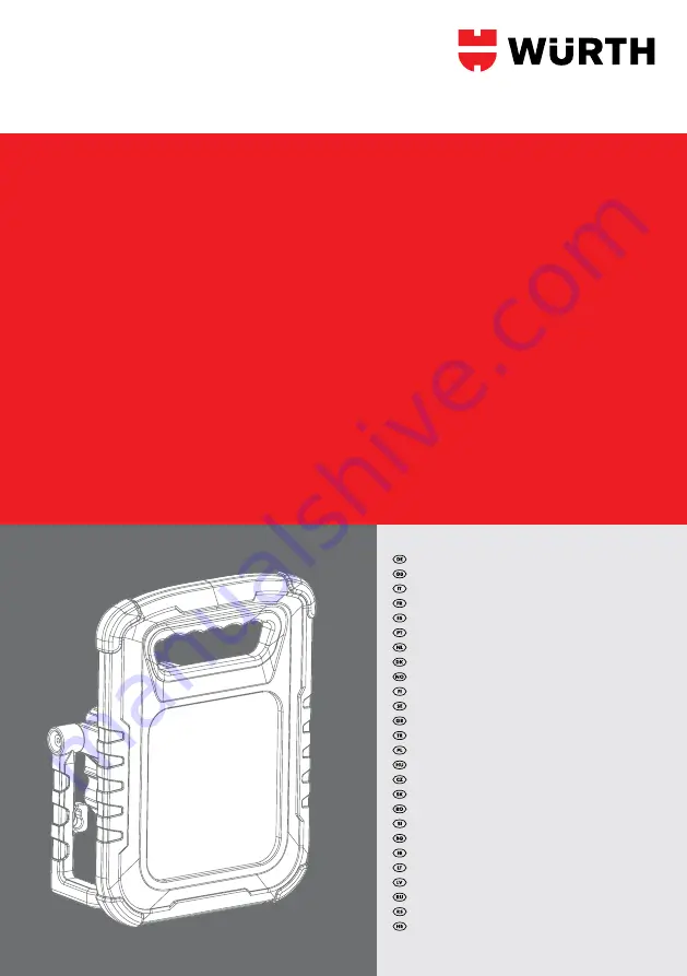 Würth 0981 509 120 Translation Of The Original Operating Instructions Download Page 1