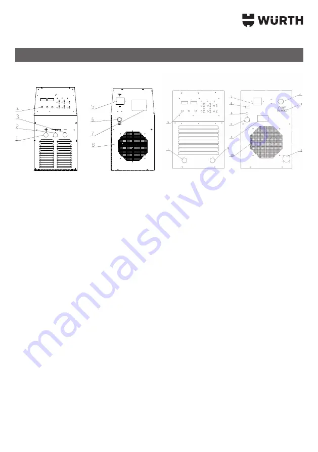 Würth 5952 001 350 Translation Of The Original Operating Instructions Download Page 54